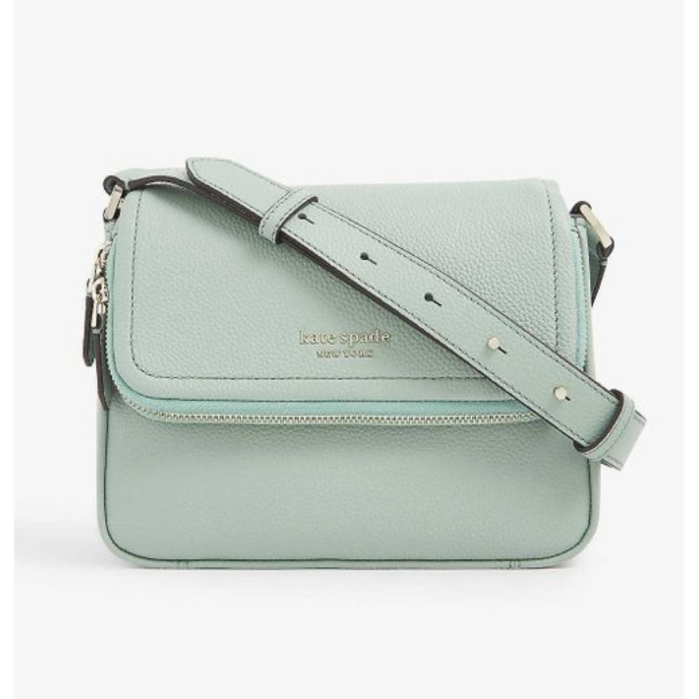 Kate Spade Run Around Large Flap Crossbody in blueglow